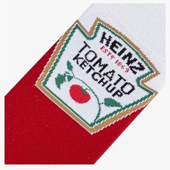 Cool Socks Heinz Ketchup Socks, NWT - Picture 2 of 6